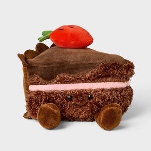 Gigglescape 6" Chocolate Cake Plush. NWT